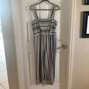 Aztec print stripped romper size XL.